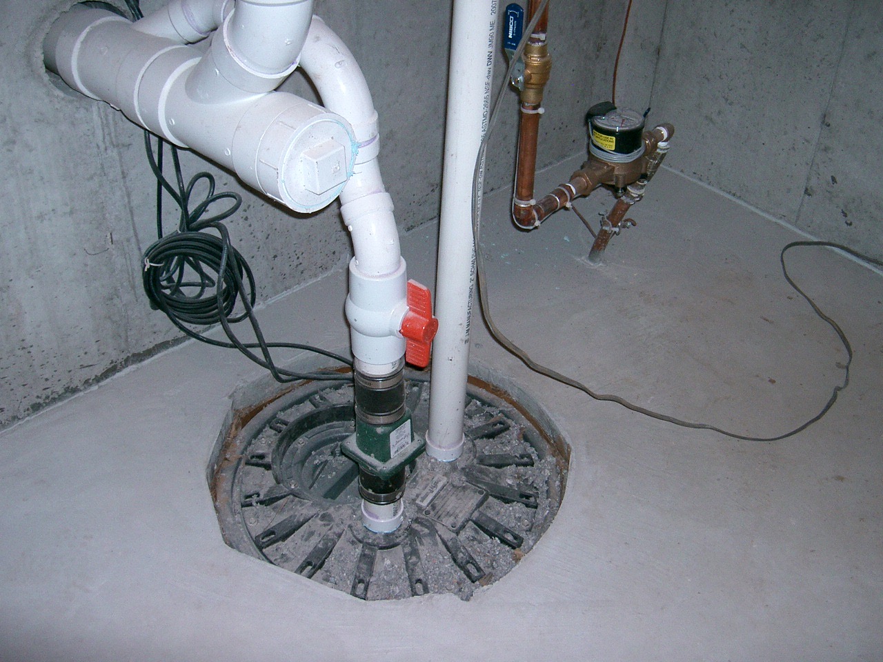 Sump pump installation and repair services in Central Indiana